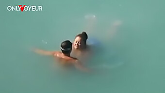 Fortunate Man Spots Voluptuous Mermaid In Ocean And Enjoys Her Surprise